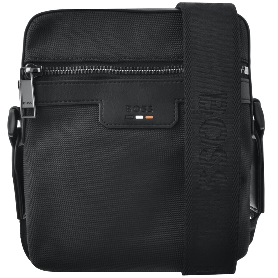 BOSS☆ray クロスボディバッグ リサイクルポリエステル black BOSS Ray Zip Bag Black | Mainline Menswear United States